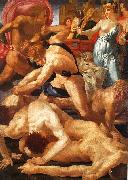 Rosso Fiorentino Moses Defending the Daughters of Jethro oil painting on canvas